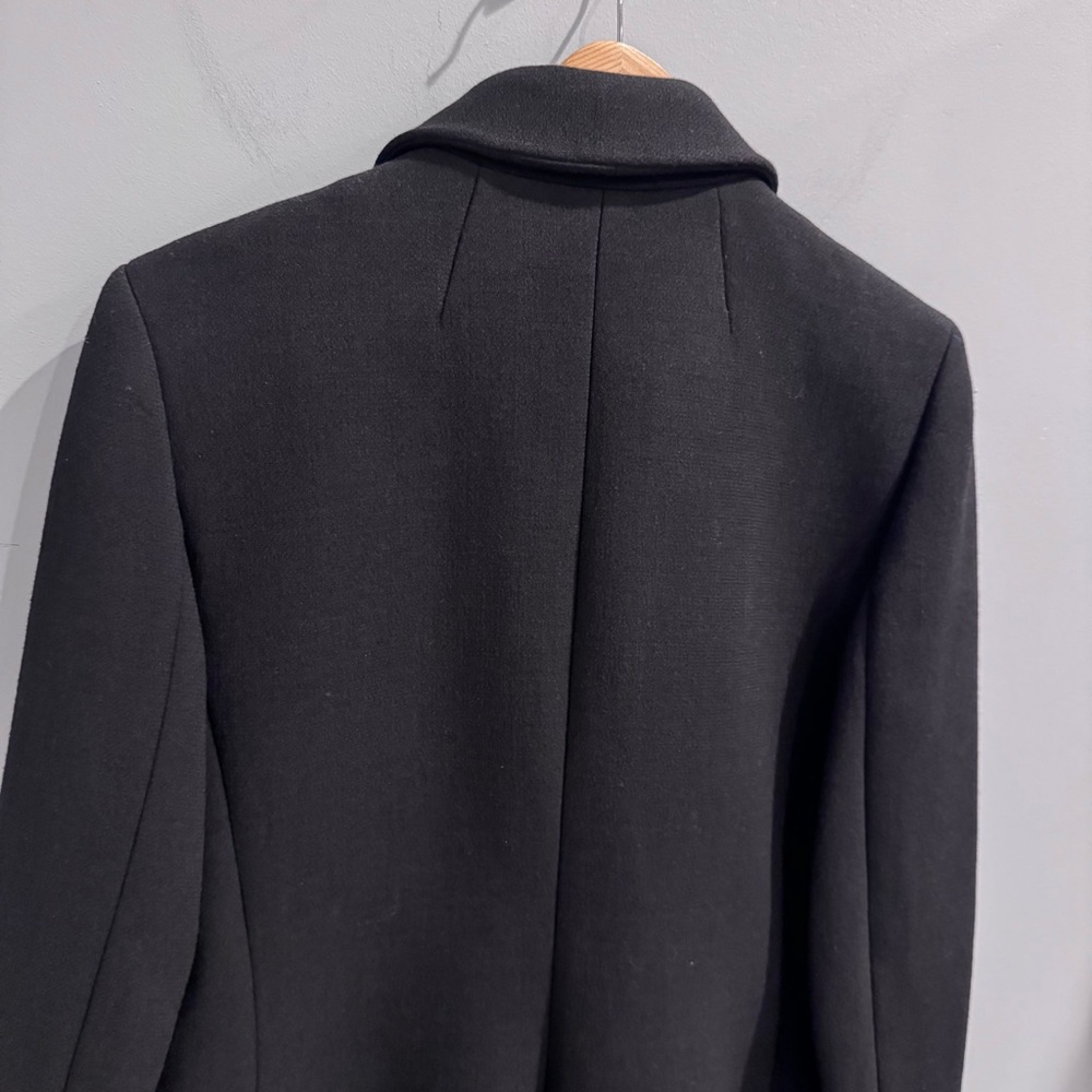 NEW J. Crew Italian Wool Blend Evening Blazer Jacket in Black, Size 10 - Picture 14 of 15